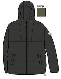 Flynn Recycled Insulated Jacket - Black