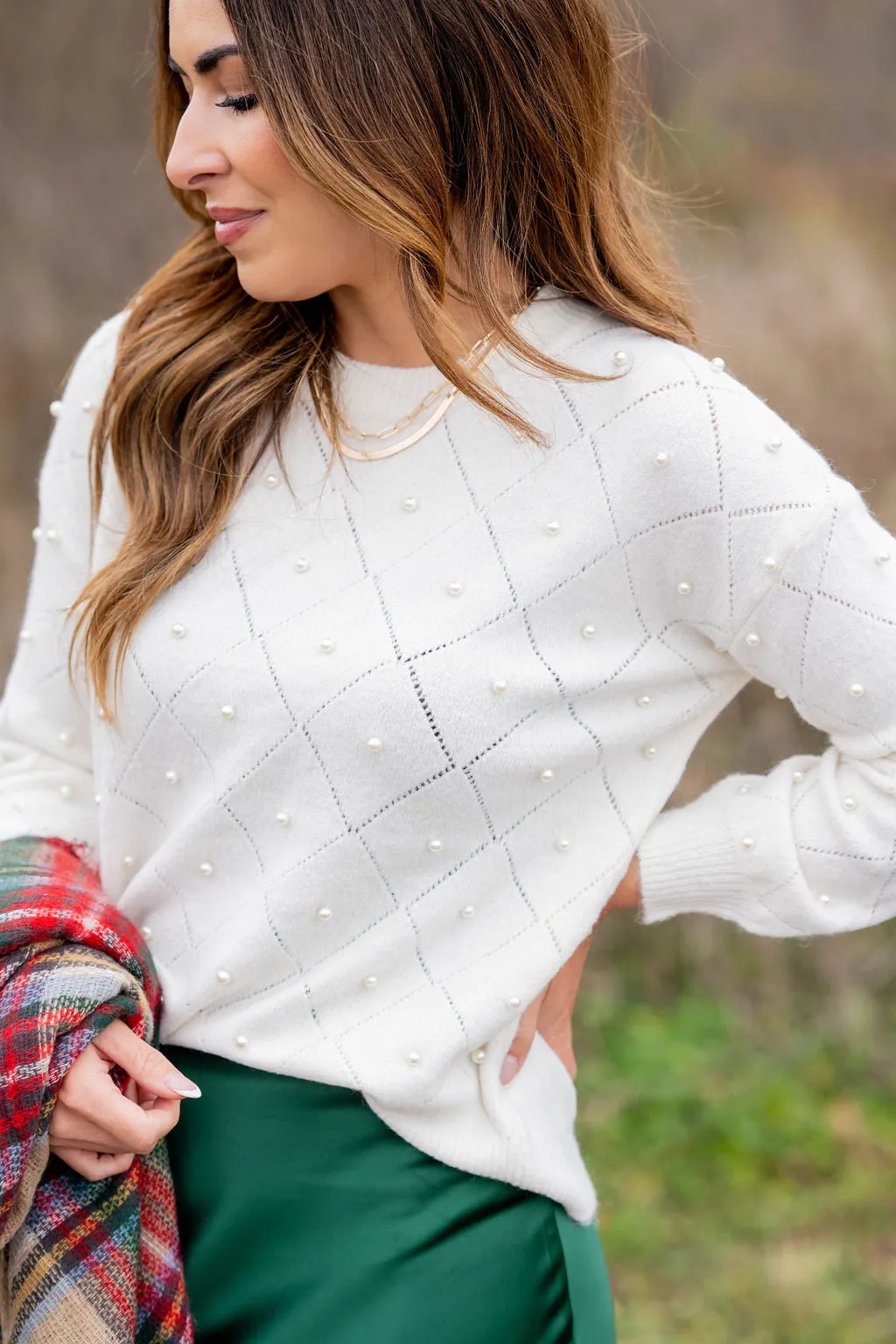 Pearl Accented Sweater