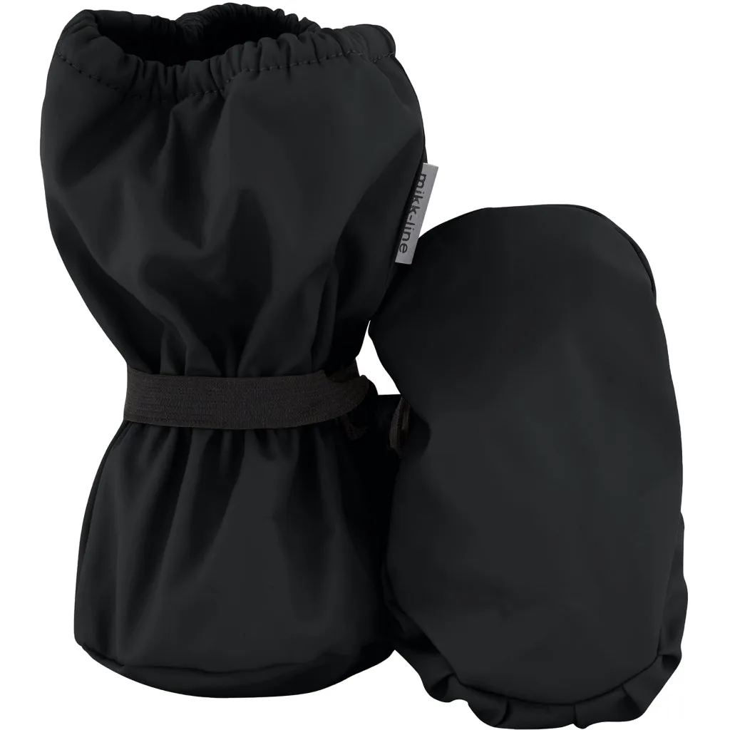 PU Rain Footies (Fleece lining) - Black
