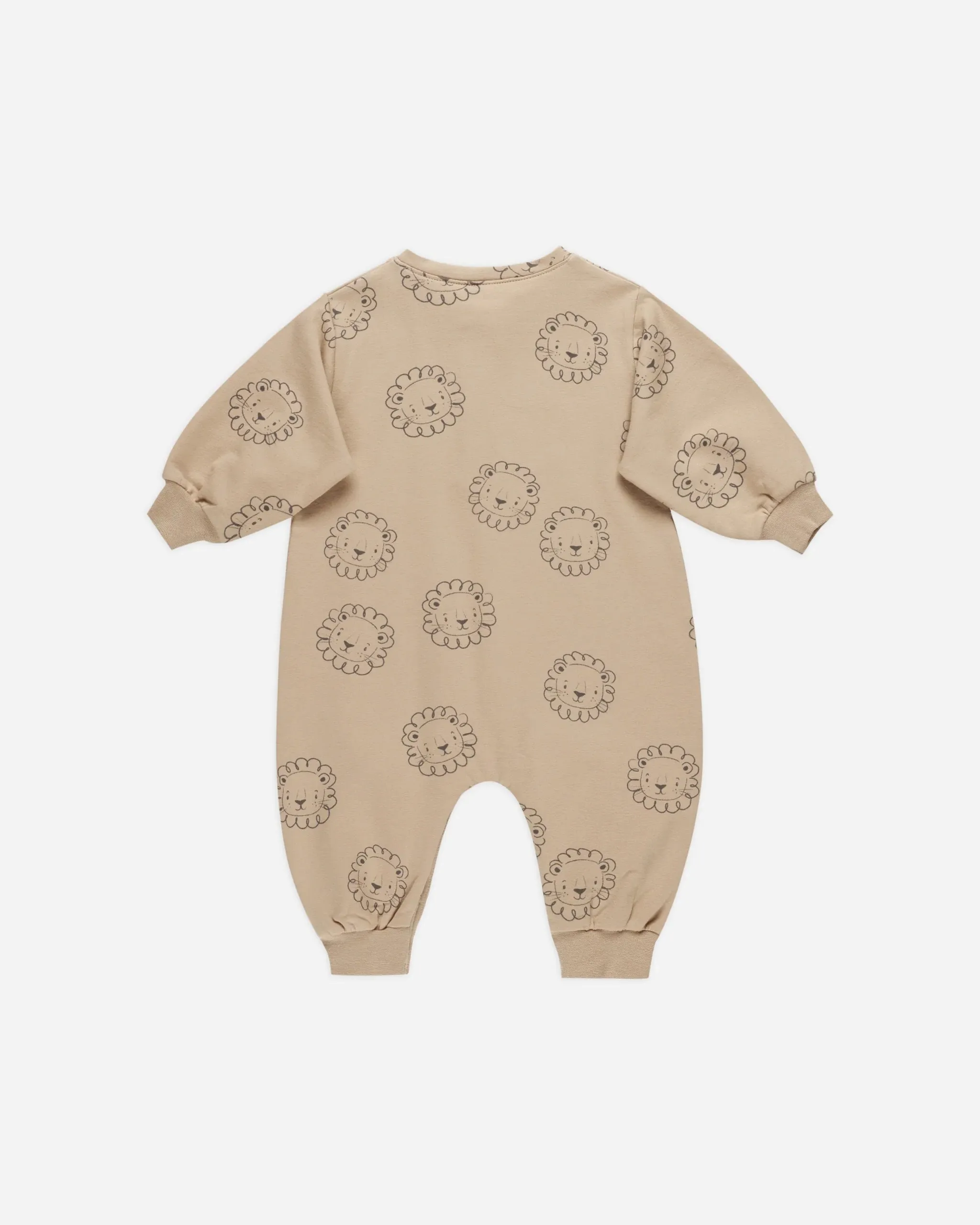 Relaxed Fleece Jumpsuit (Lions)