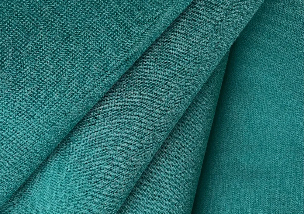 Reversible Wind-Resistant Teal Green & Black Wool Blend Coating (Made in Italy)