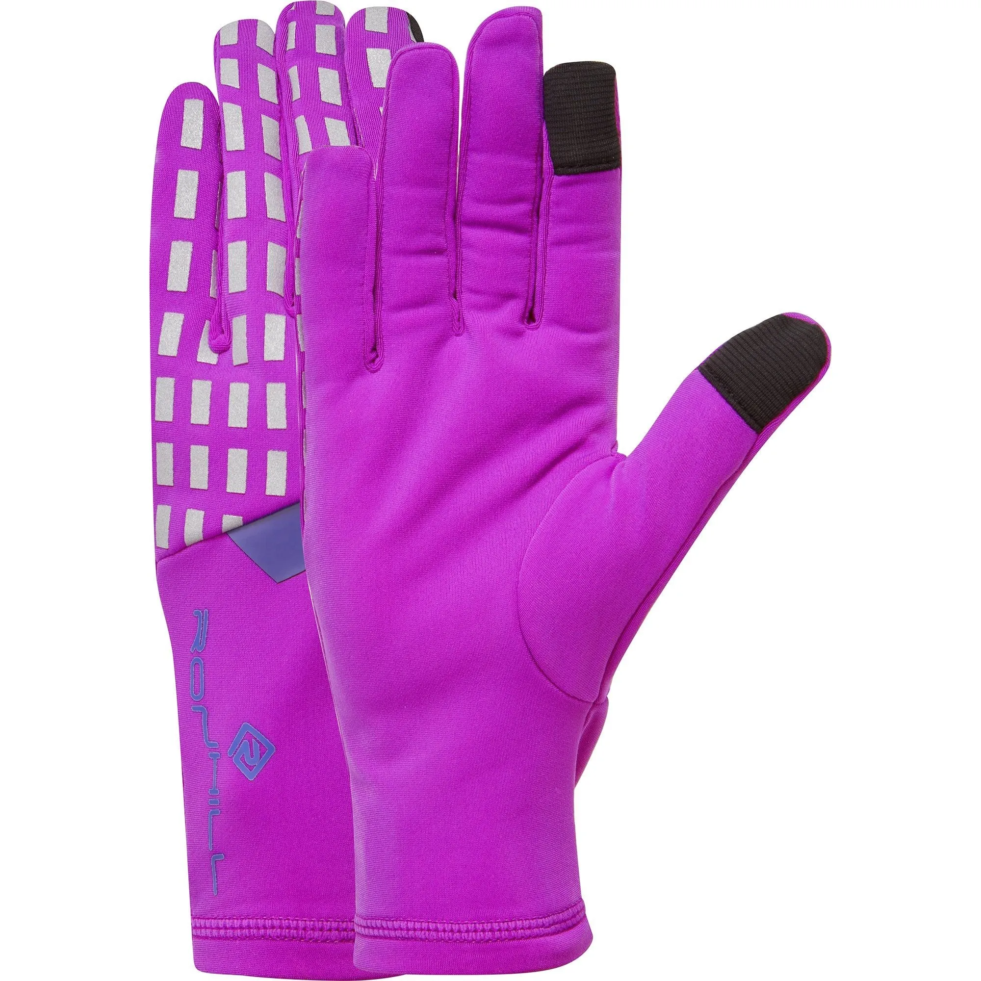 Ronhill Afterhours Running Gloves - Purple