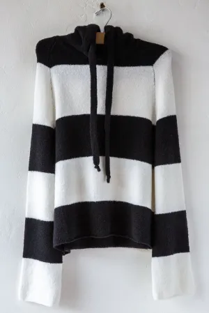 Teddy Stripe Hoodie