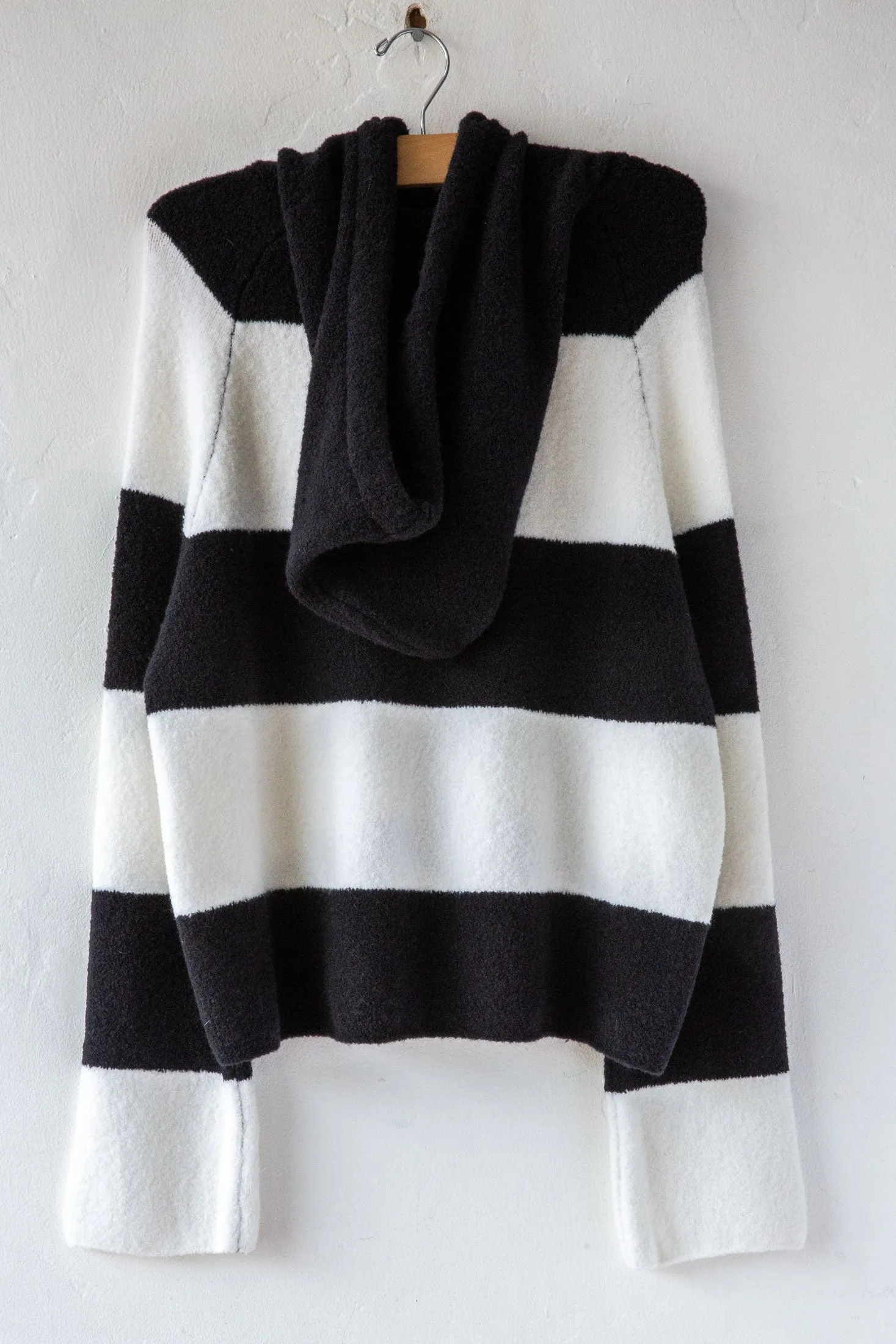 Teddy Stripe Hoodie