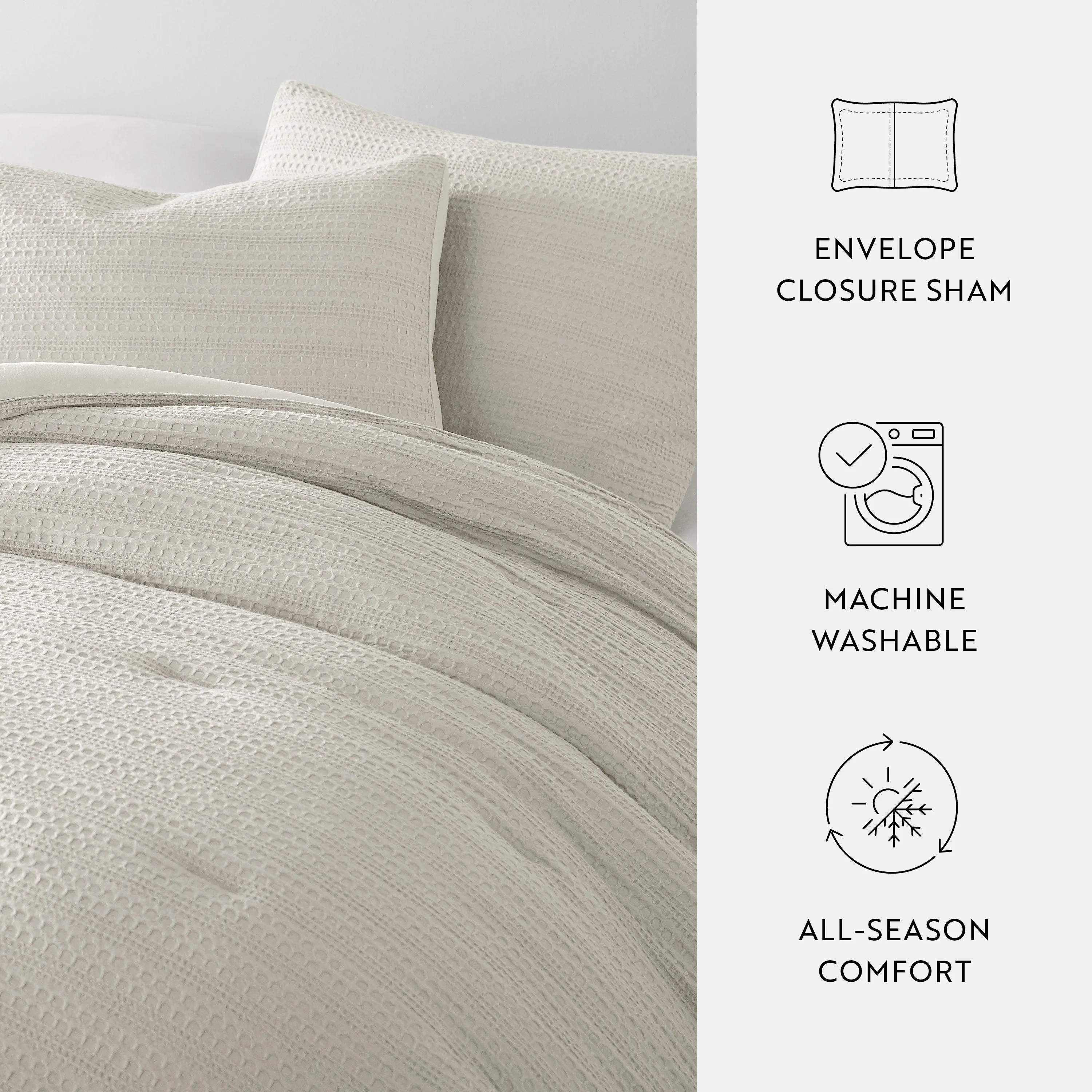 Textured Down-Alternative Comforter Set - 12 Days of Deals