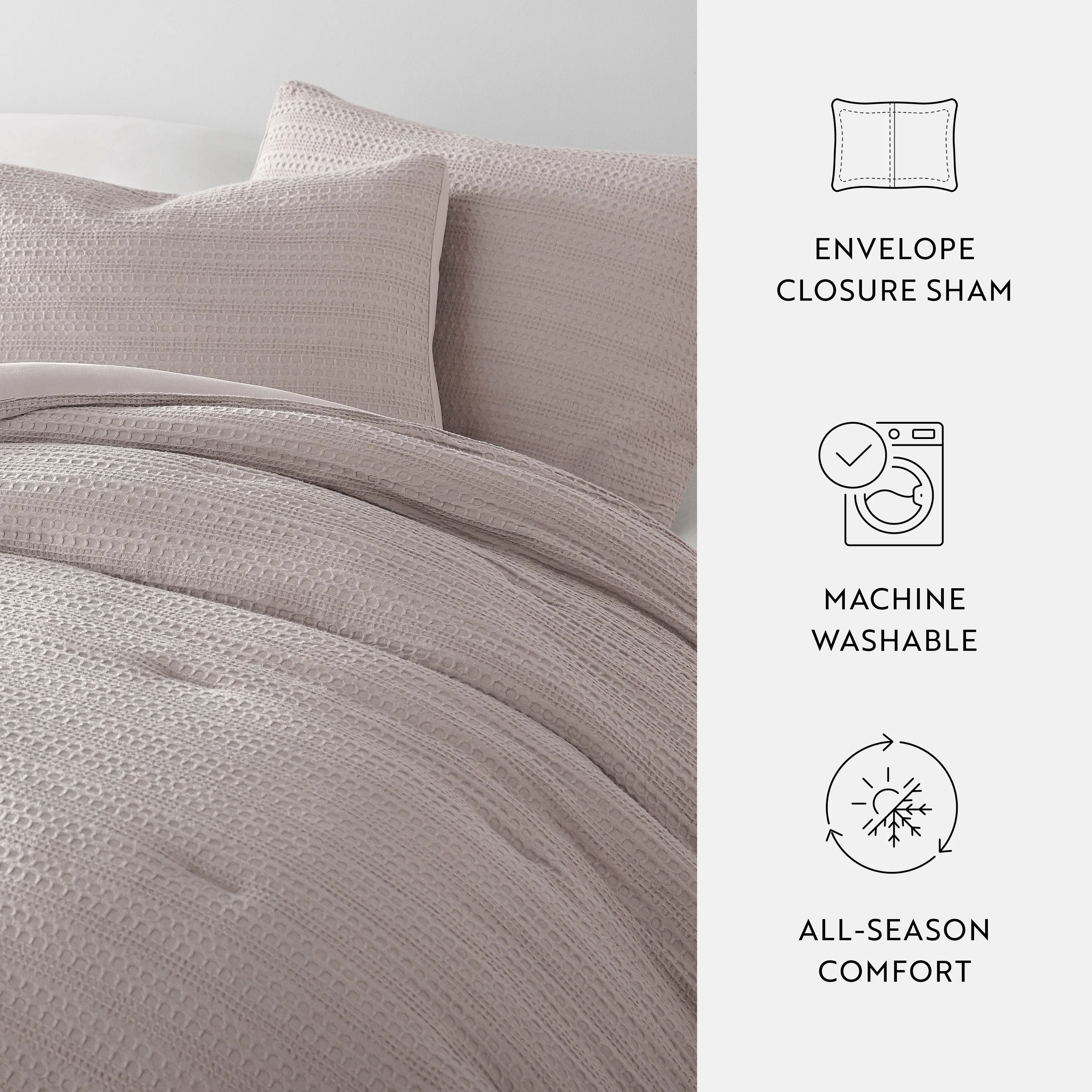 Textured Down-Alternative Comforter Set - 12 Days of Deals