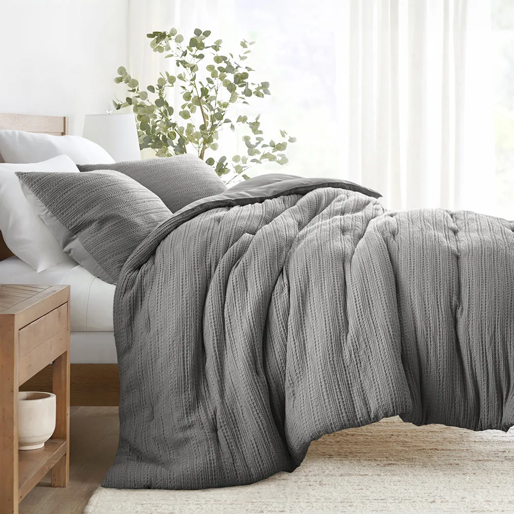 Textured Down-Alternative Comforter Set - 12 Days of Deals