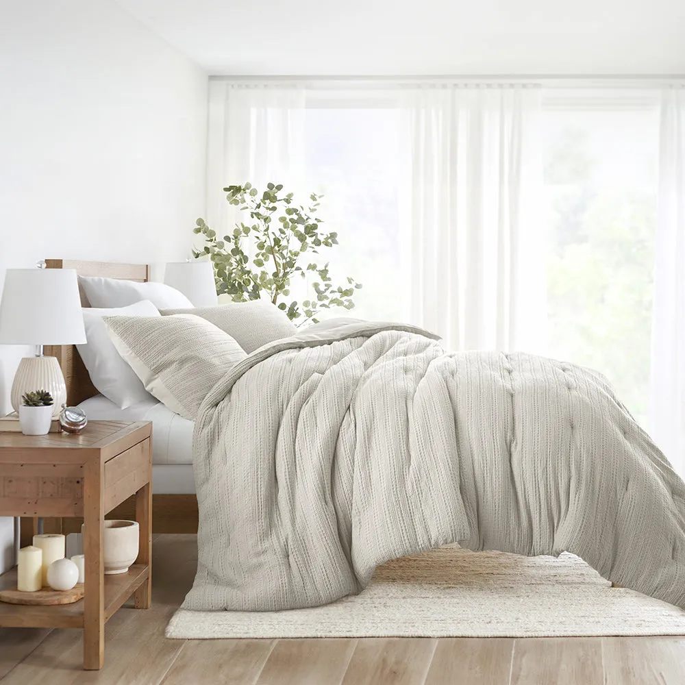 Textured Down-Alternative Comforter Set - 12 Days of Deals