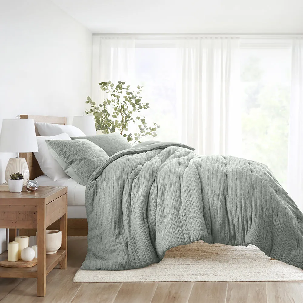 Textured Down-Alternative Comforter Set - 12 Days of Deals