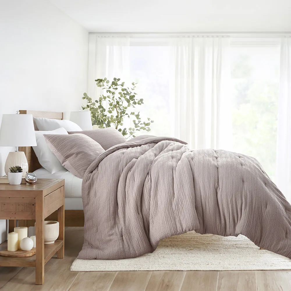 Textured Down-Alternative Comforter Set - 12 Days of Deals