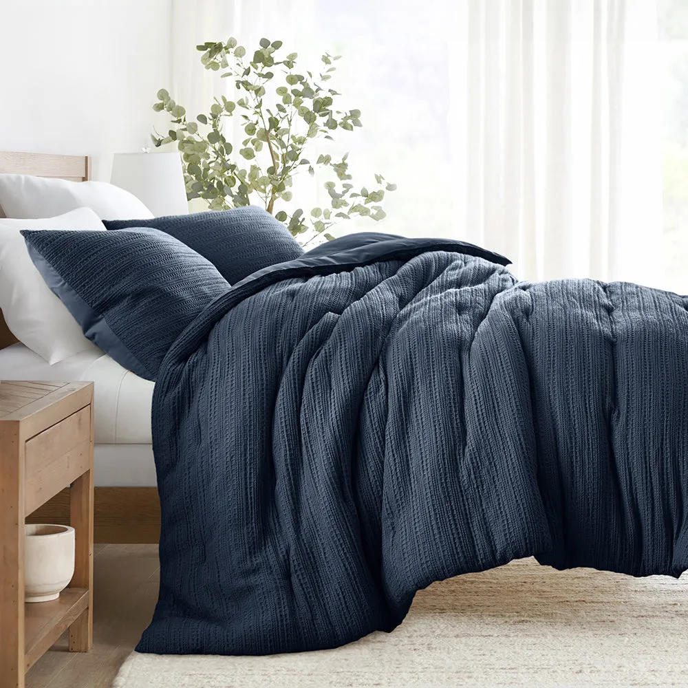 Textured Down-Alternative Comforter Set - 12 Days of Deals