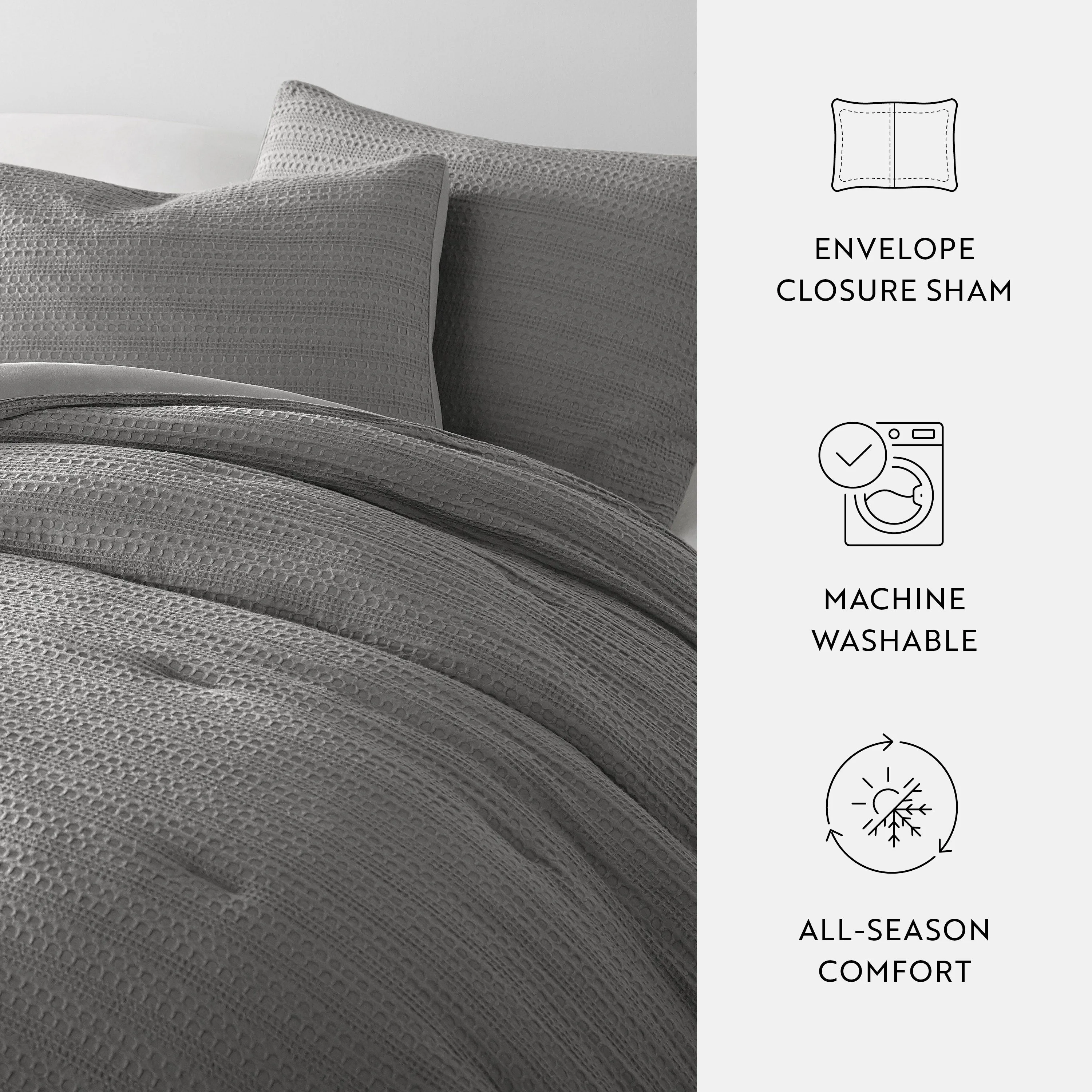 Textured Down-Alternative Comforter Set - 12 Days of Deals