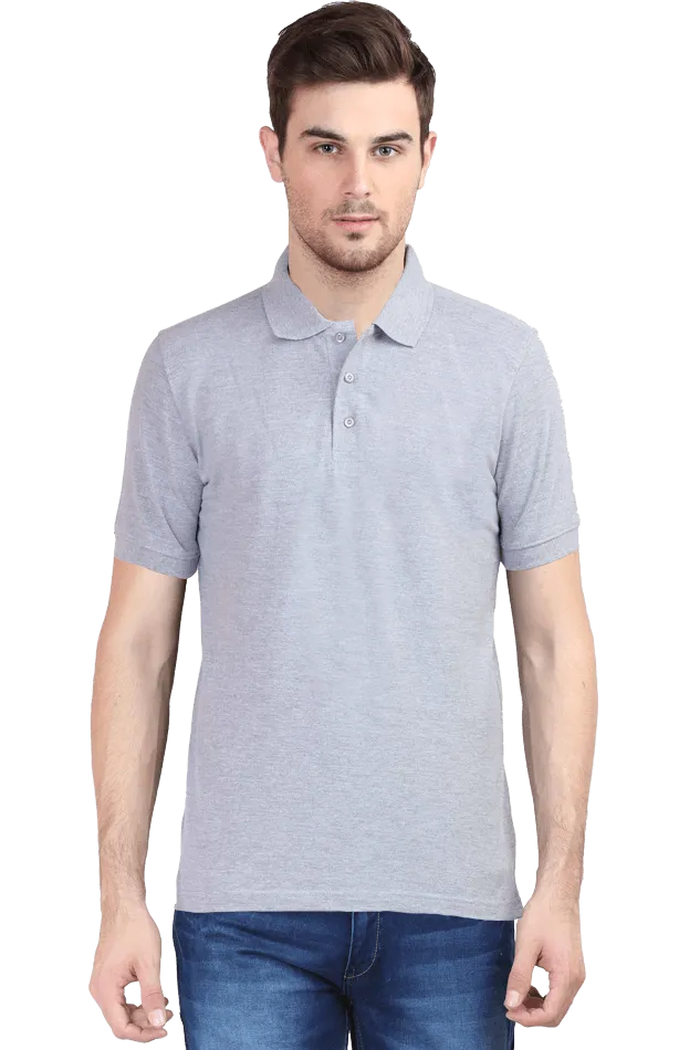 Unisex Maroon Super Combed Cotton Polo T-Shirt
