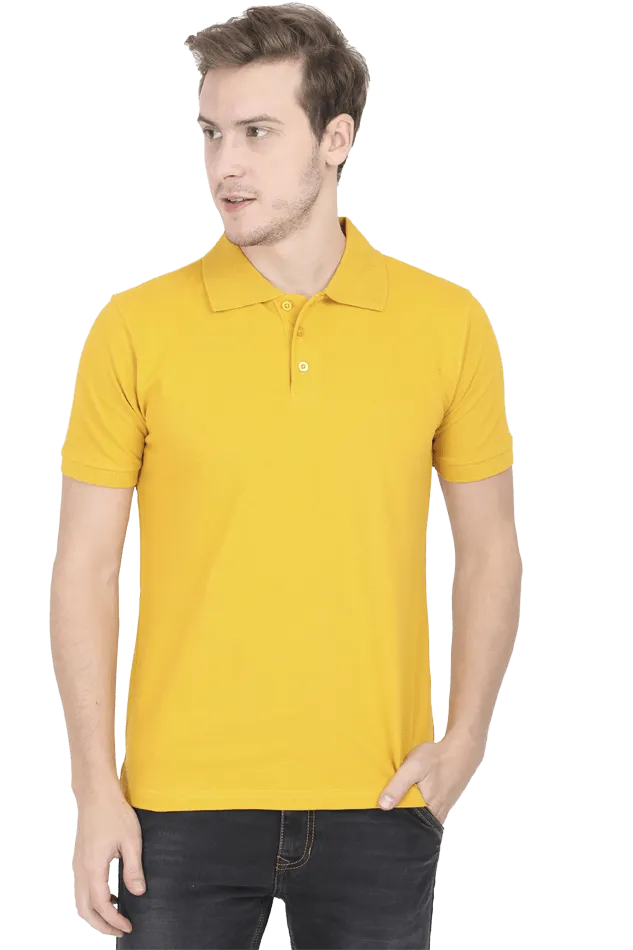 Unisex Maroon Super Combed Cotton Polo T-Shirt