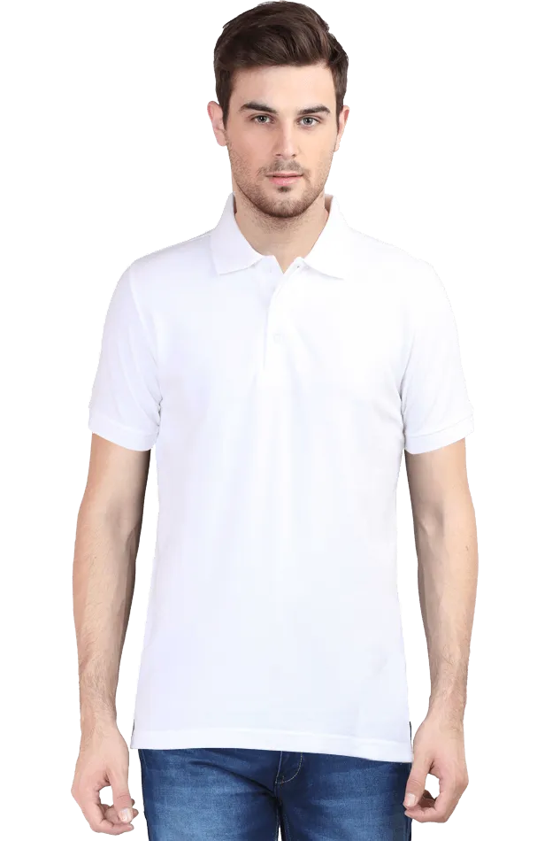 Unisex Maroon Super Combed Cotton Polo T-Shirt