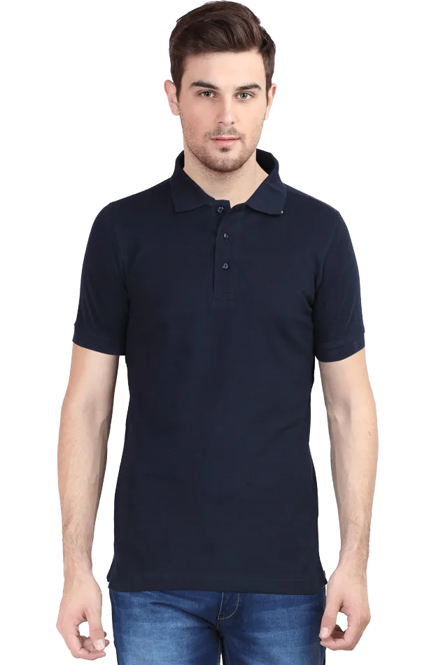 Unisex Maroon Super Combed Cotton Polo T-Shirt